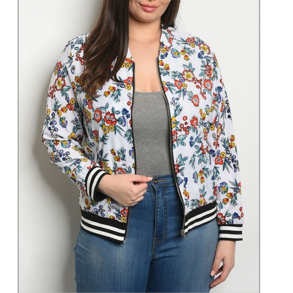 🖤Spring Garden Bomber Jacket